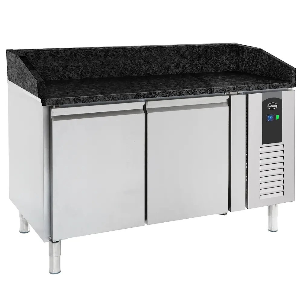 Combisteel Pizzaoven | Elektrisch | 1+1x ø39cm | 85°c/455°c | 7kw (400v) | 630x630x530(h)mm