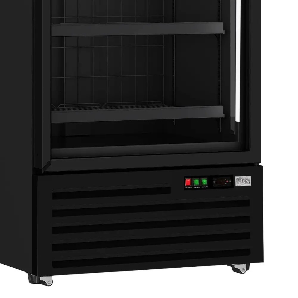 Combisteel Vrieskast | 600l | Zwart | -18°c/-22°c | Geforceerd | Wielen (geremd) | 750x710x1997(h)mm