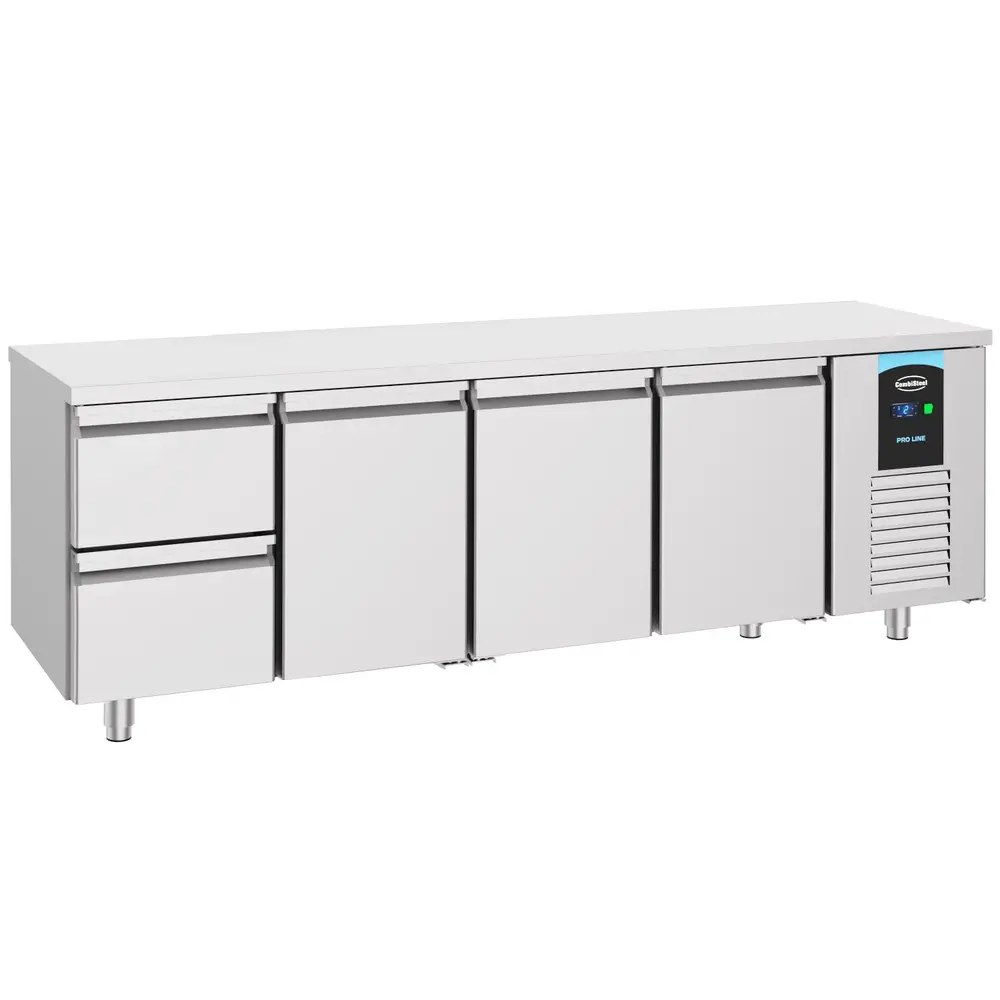 Combisteel Koelwerkbank | Energy Line | Energiezuinig | 632l | 3 Deuren + 2 Laden (1/1 Gn) | -2°c/+8°c | Geforceerd | 2330x700x850(h)mm