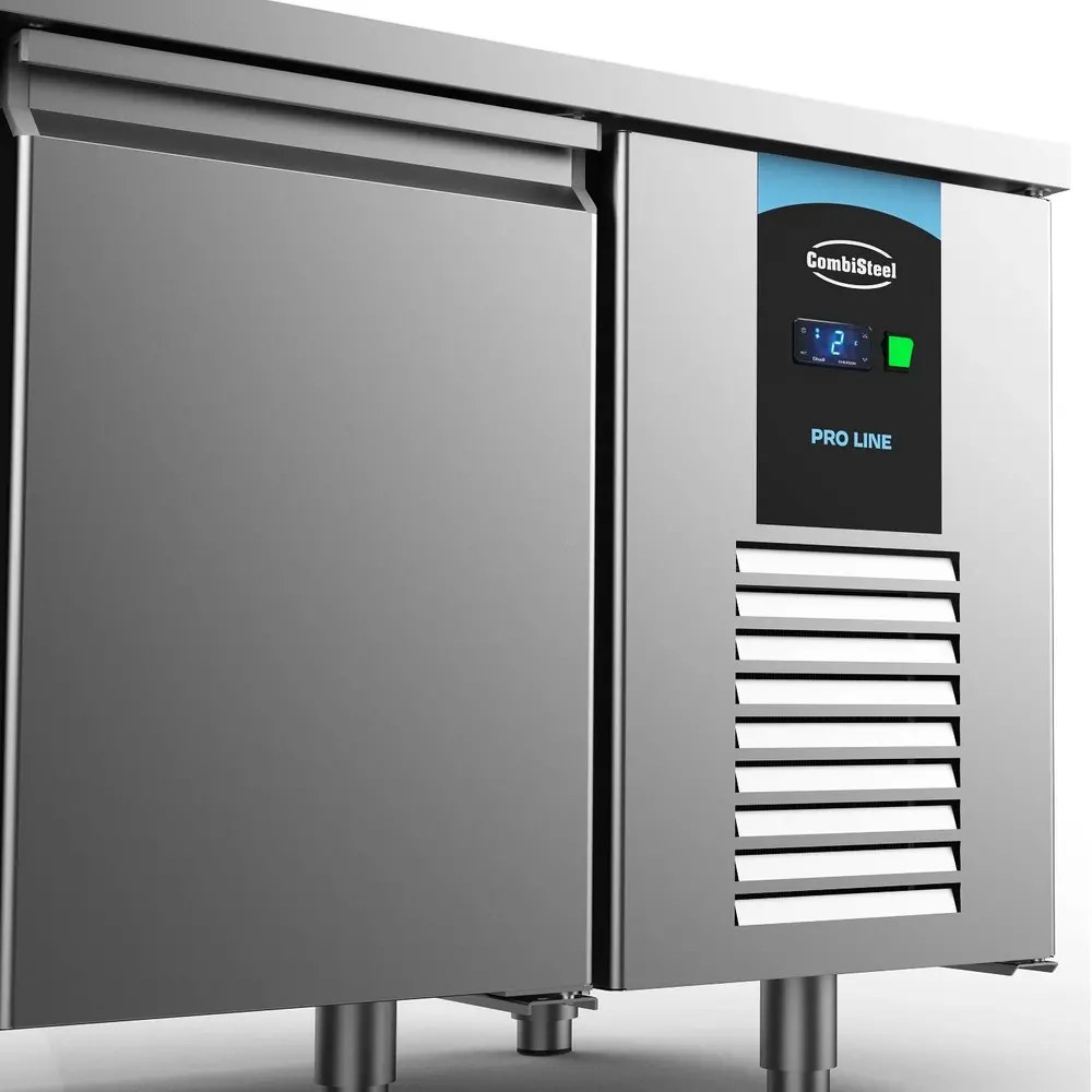 Combisteel Koelwerkbank | Energy Line | Energiezuinig | 632l | 2 Deuren + 6 Laden (1/1 Gn) | -2°c/+8°c | Geforceerd | 2330x700x850(h)mm