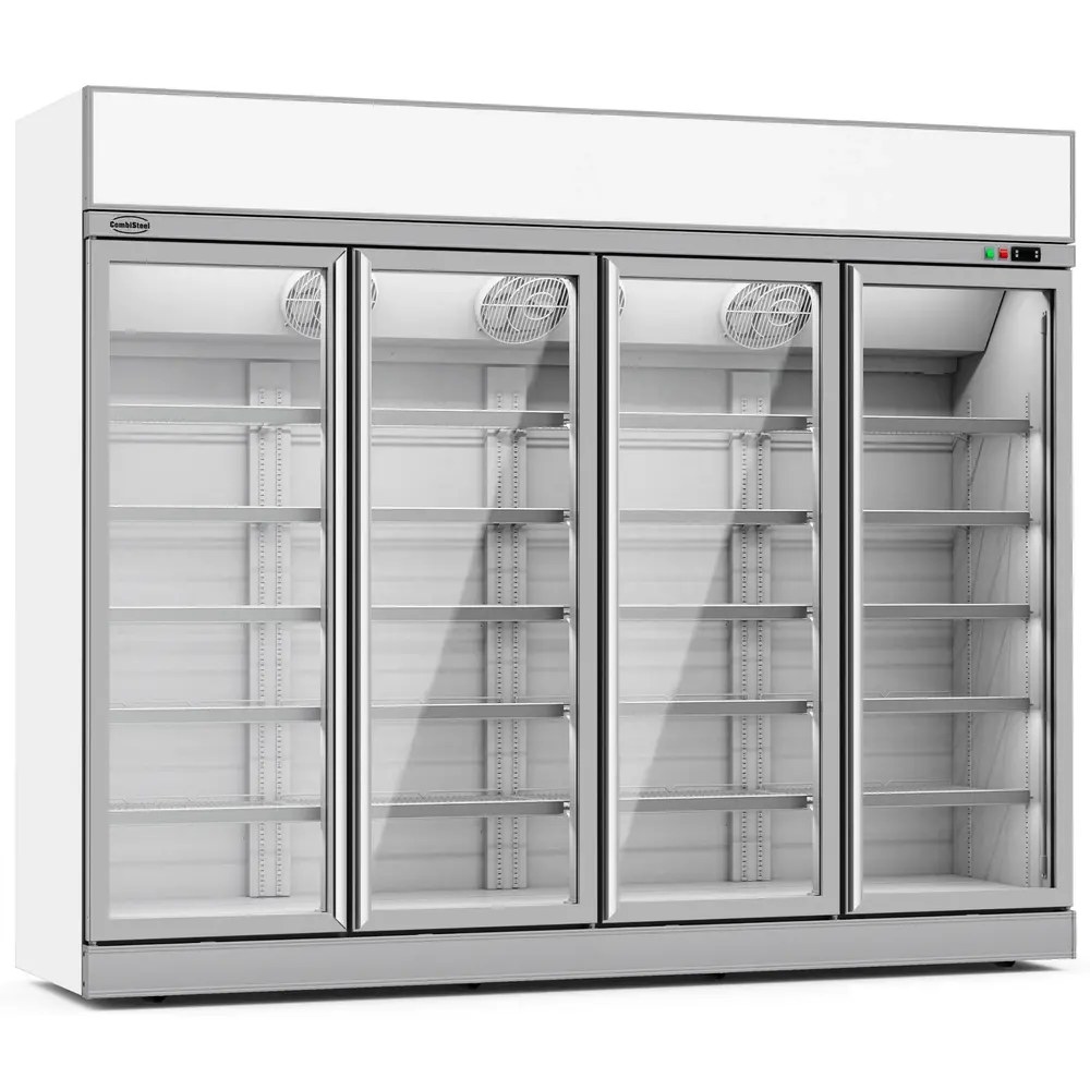 Combisteel Koelkast | 2060l | Wit | 0°c/+10°c | Geforceerd | Draaideuren | Wielen (geremd) | 2508x710x2092(h)mm