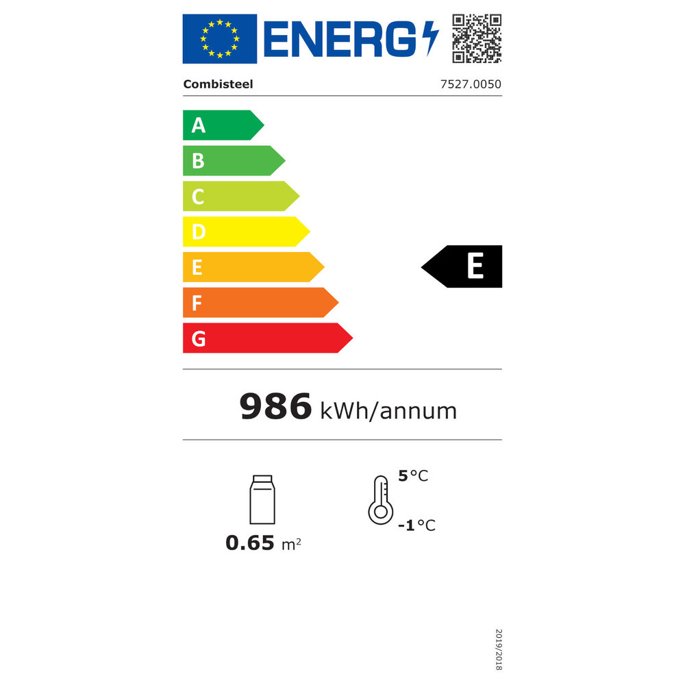Combisteel Barkoelkast | 320l | Zwart | 0°c/+10°c | Statisch + Ventilator | 1350x520x850(h)mm
