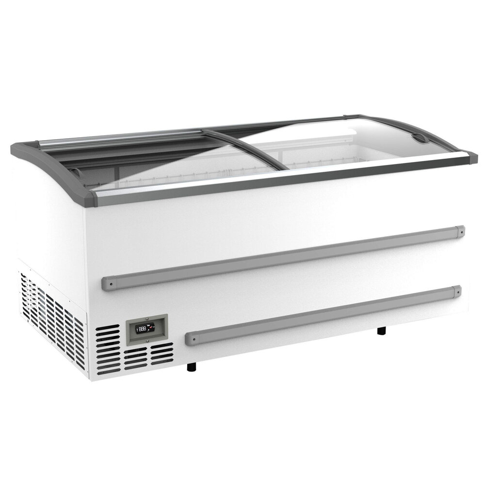 Combisteel Supermarkt Vrieskist | 870l | Wit | -18°c/-23°c | Statisch | Schuifdeksels | 1879x952x894(h)mm