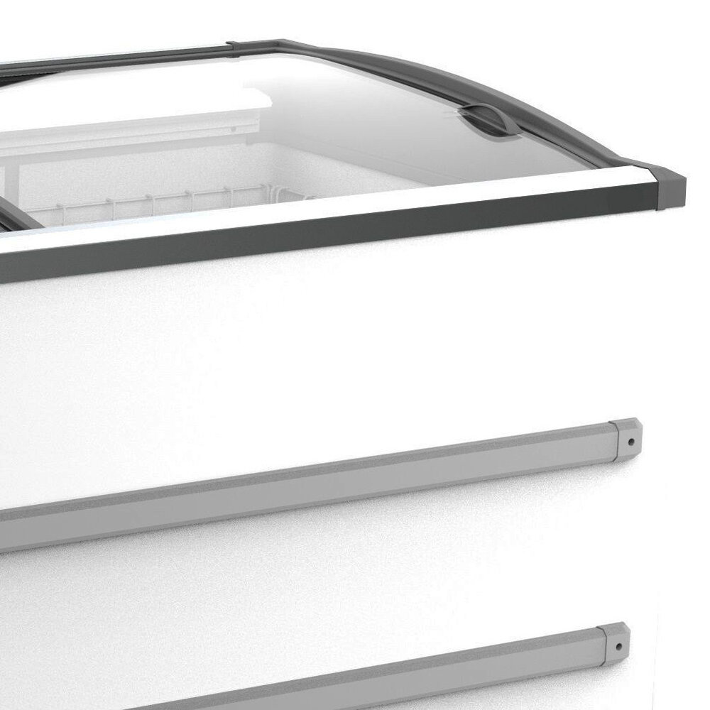 Combisteel Supermarkt Vrieskist | 870l | Wit | -18°c/-23°c | Statisch | Schuifdeksels | 1879x952x894(h)mm