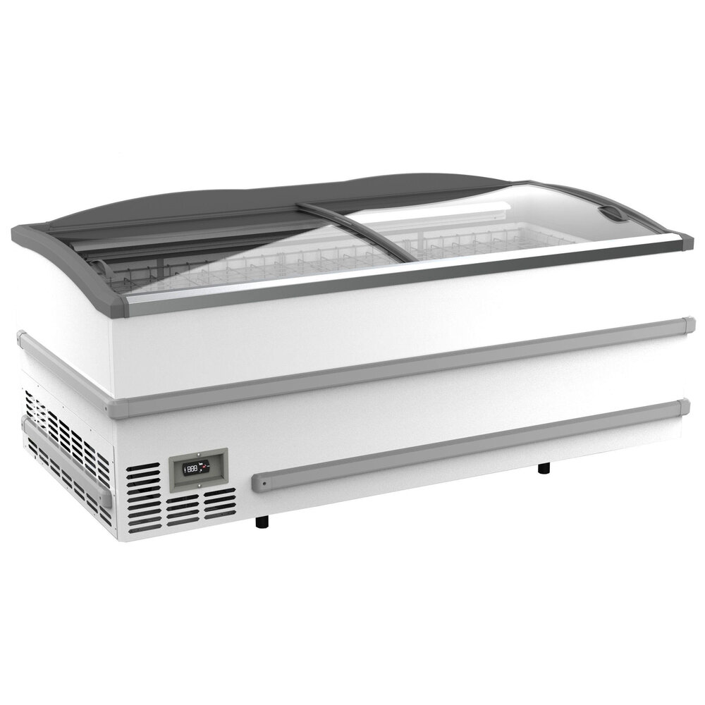 Combisteel Supermarkt Vrieskist | Kop-element | 864l | Wit | -18°c/-23°c | Statisch | Schuifdeksels | 2008x952x894(h)mm