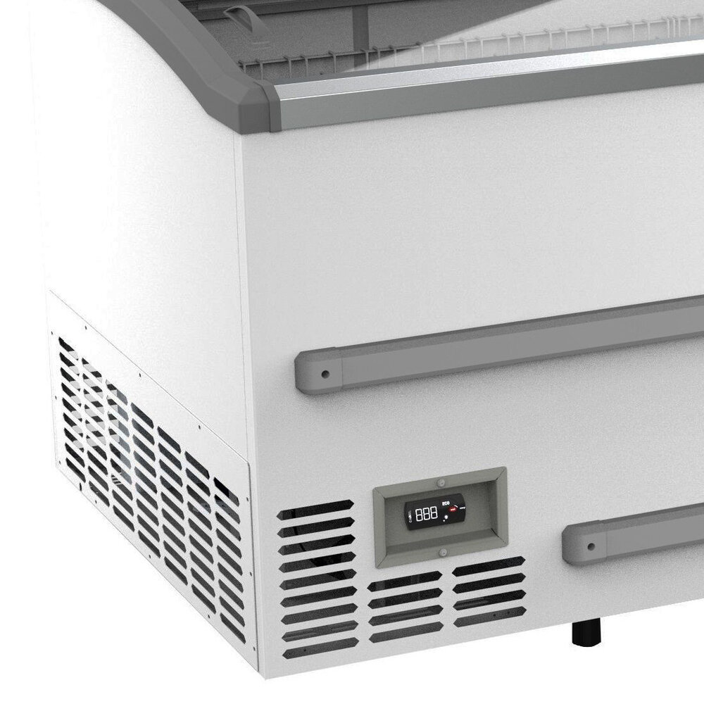 Combisteel Supermarkt Vrieskist | 1005l | Wit | -18°c/-23°c | Statisch | Schuifdeksels | 2124x952x894(h)mm