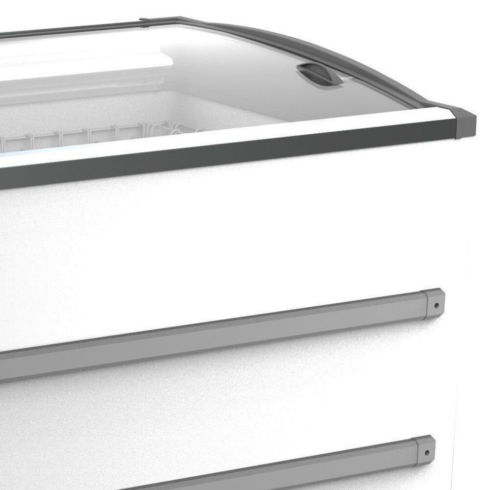 Combisteel Supermarkt Vrieskist | 1005l | Wit | -18°c/-23°c | Statisch | Schuifdeksels | 2124x952x894(h)mm