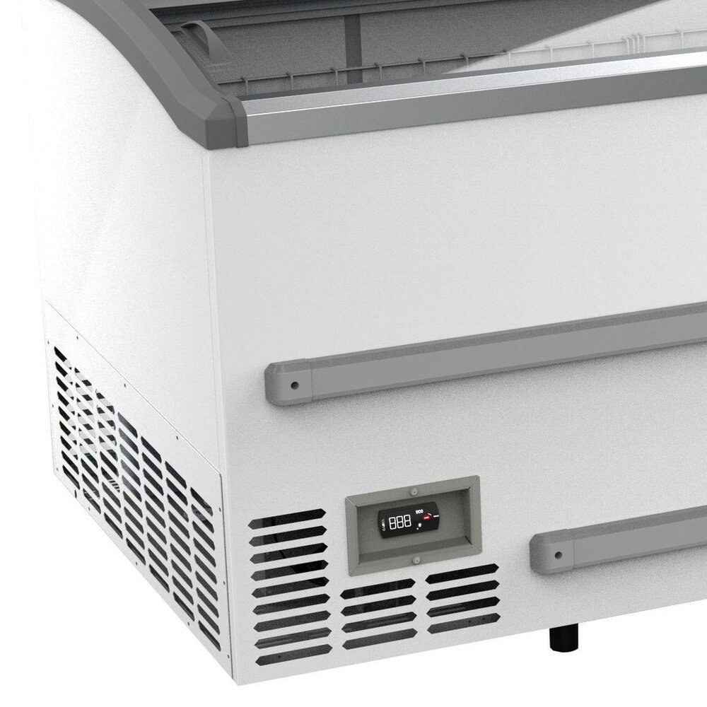 Combisteel Supermarkt Vrieskist | 1216l | Wit | -18°c/-23°c | Statisch | Schuifdeksels | 2508x952x894(h)mm