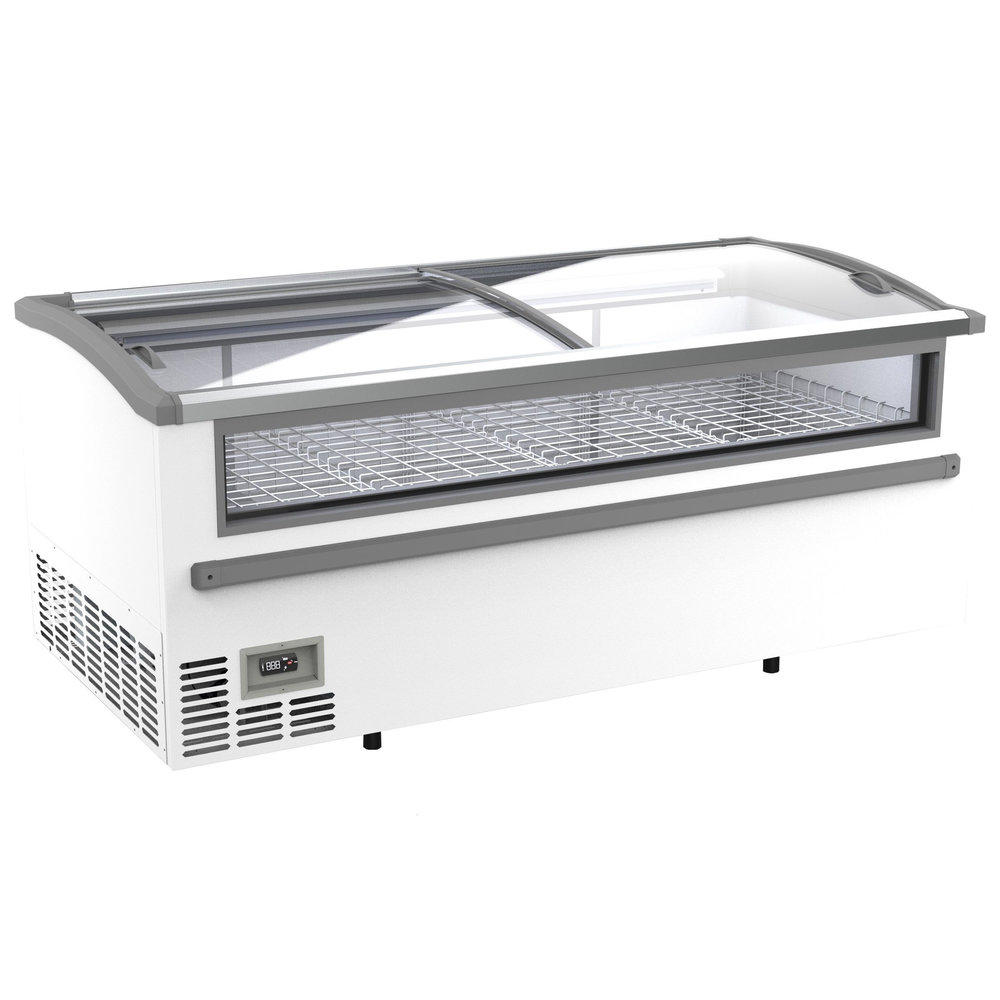 Combisteel Supermarkt Vrieskist | 1005l | Wit | -18°c/-23°c | Statisch | Schuifdeksels | Frontruit | 2124x952x894(h)mm