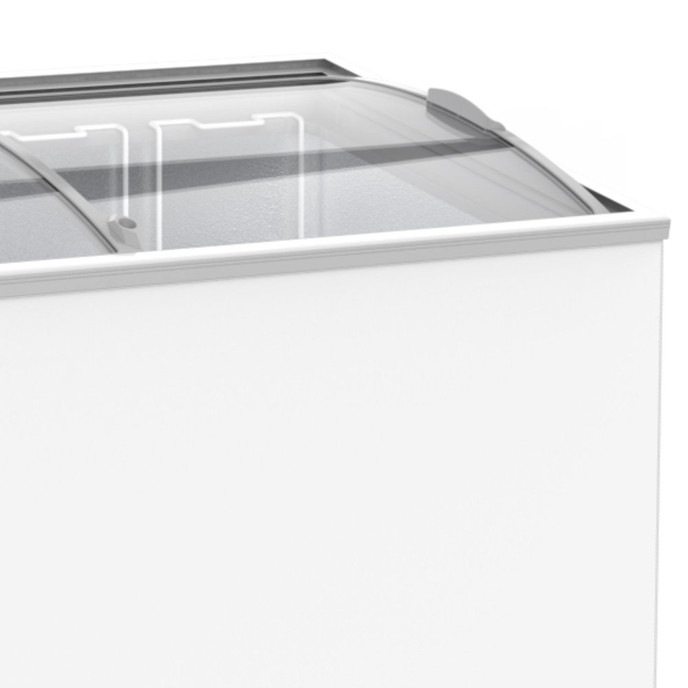 Combisteel Vrieskist | 397l | Wit | -18°c/-24°c | Statisch | Schuifdeksels | 1318x659x879(h)mm