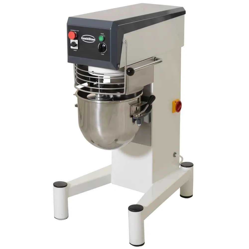 Combisteel Planeetmenger | 5kg/20l | 3 Snelheden | Vaste Kop | Verwijderbare Kom | 0.9kw (400v) | 560x700x1100(h)mm