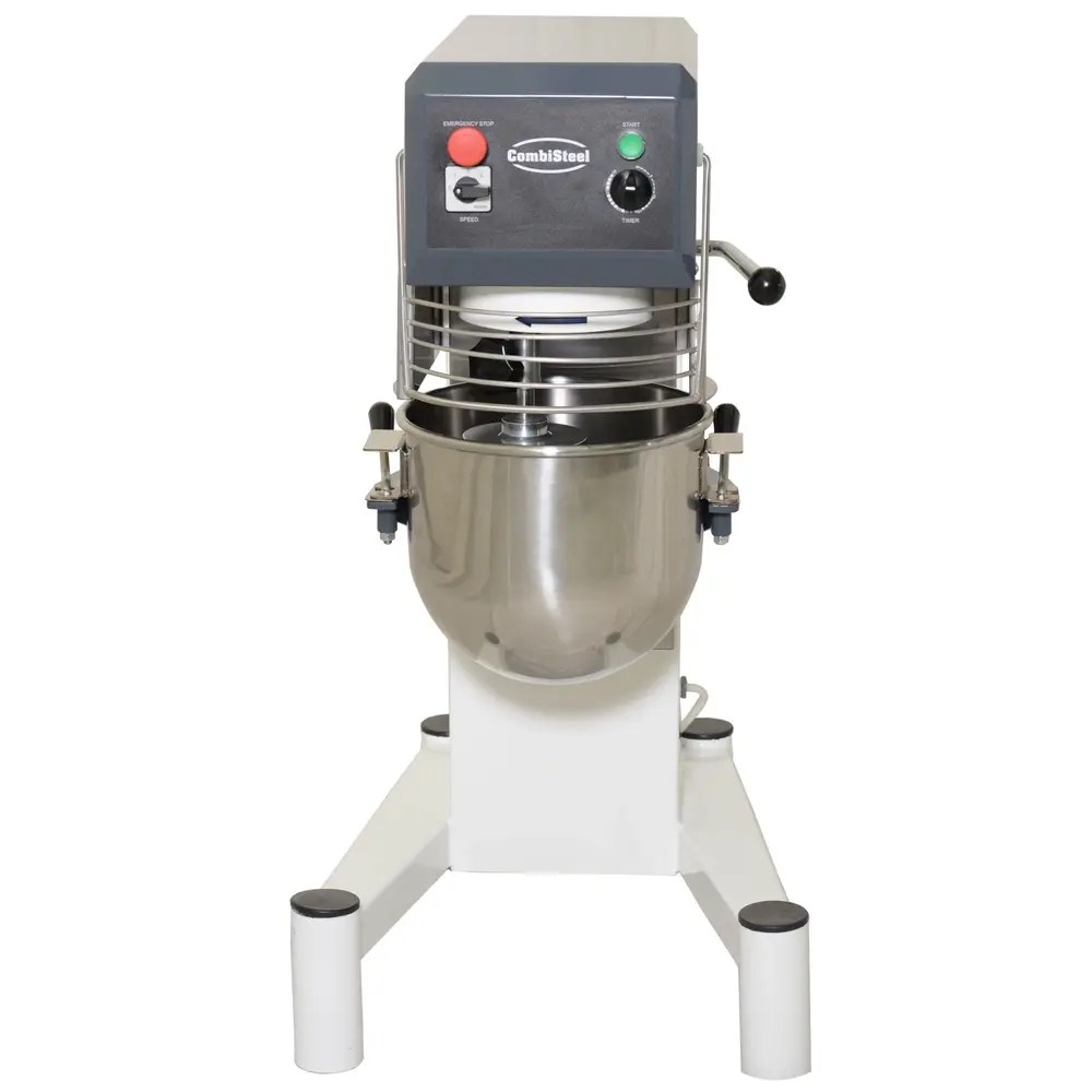 Combisteel Planeetmenger | 5kg/20l | 3 Snelheden | Vaste Kop | Verwijderbare Kom | 0.9kw (400v) | 560x700x1100(h)mm