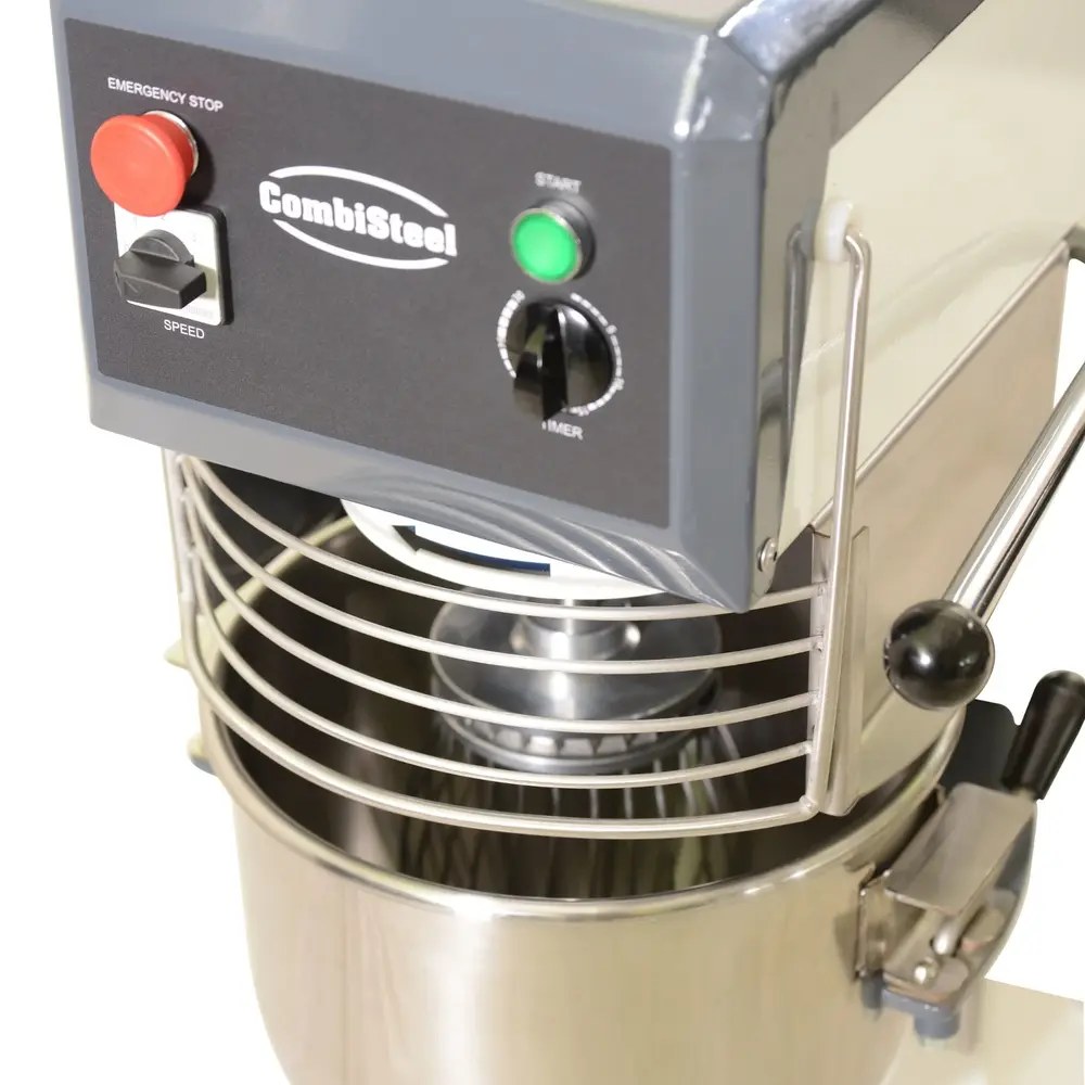 Combisteel Planeetmenger | 5kg/20l | 3 Snelheden | Vaste Kop | Verwijderbare Kom | 0.9kw (400v) | 560x700x1100(h)mm