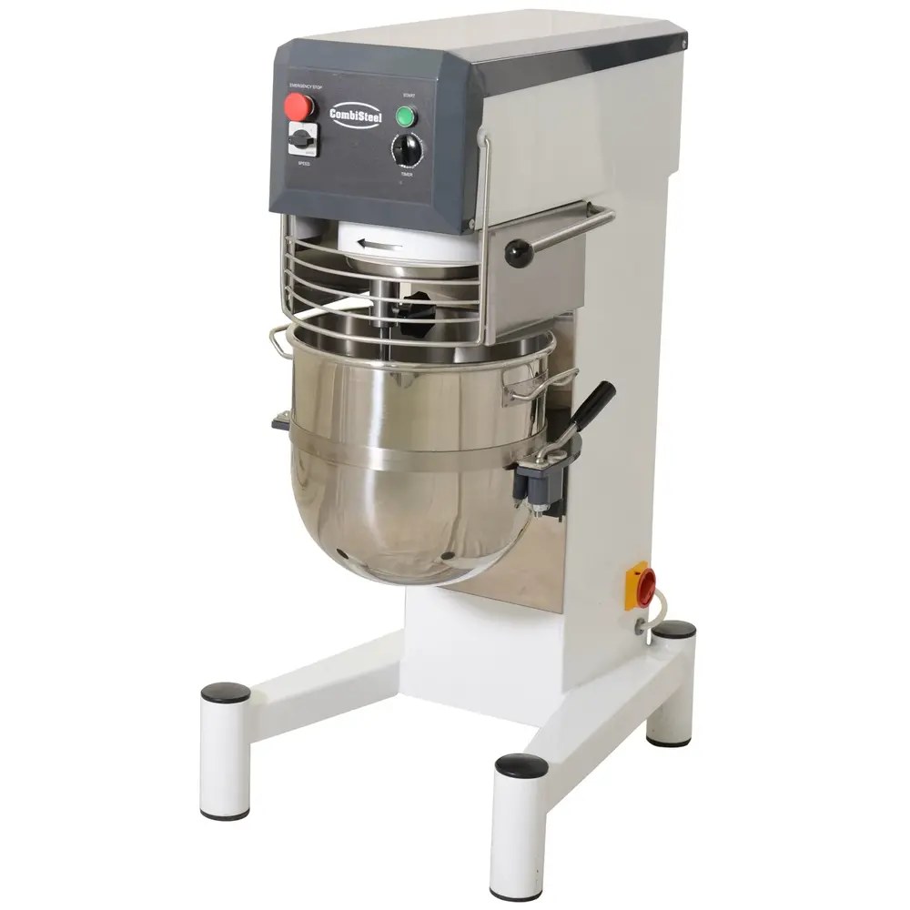 Combisteel Planeetmenger | 7.5kg/30l | 3 Snelheden | Vaste Kop | Verwijderbare Kom | 0.9kw (400v) | 580x750x1210(h)mm