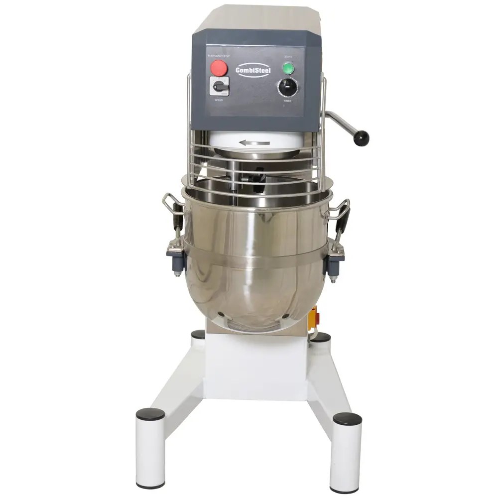 Combisteel Planeetmenger | 7.5kg/30l | 3 Snelheden | Vaste Kop | Verwijderbare Kom | 0.9kw (400v) | 580x750x1210(h)mm