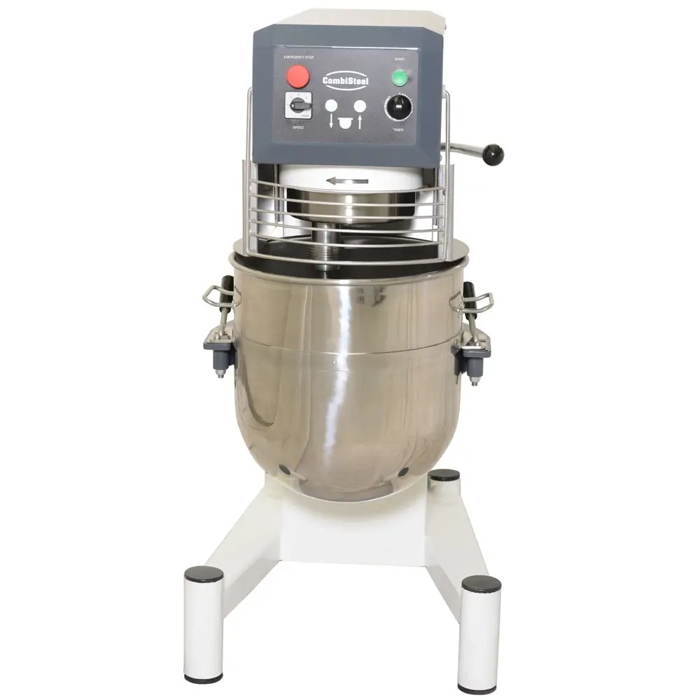 Combisteel Planeetmenger | 15kg/60l | 3 Snelheden | Vaste Kop | Verwijderbare Kom | 1.9kw (400v) | 620x900x1280(h)mm