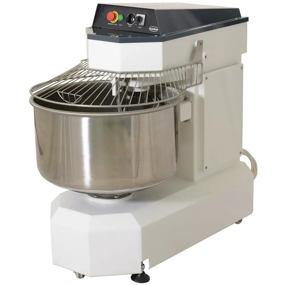 Combisteel Deegmenger | 35kg/60l | 2 Snelheden | Vaste Kop + Kom | 1.1kw (400v) | Wielen | 600x1050x1200(h)mm