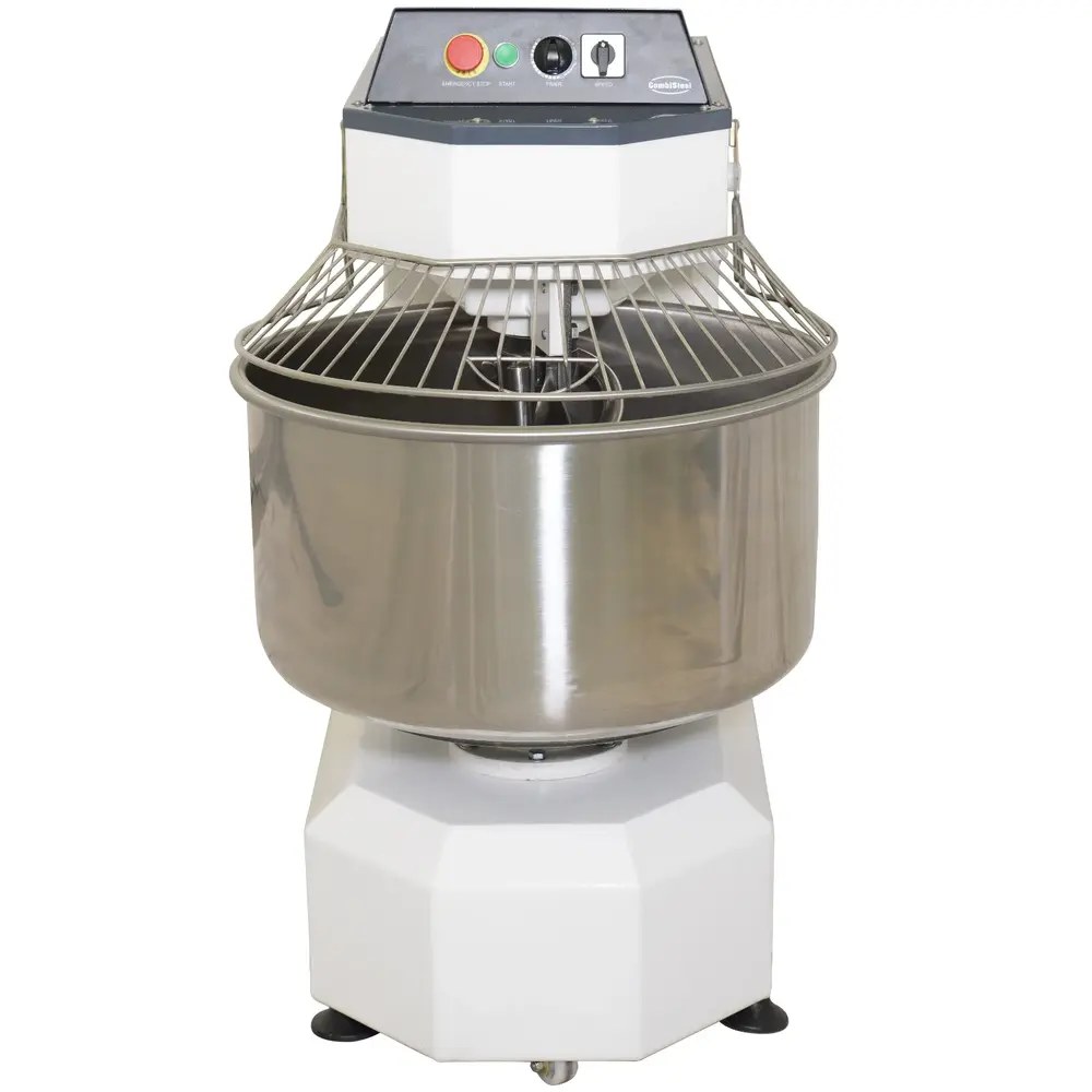 Combisteel Deegmenger | 35kg/60l | 2 Snelheden | Vaste Kop + Kom | 1.1kw (400v) | Wielen | 600x1050x1200(h)mm