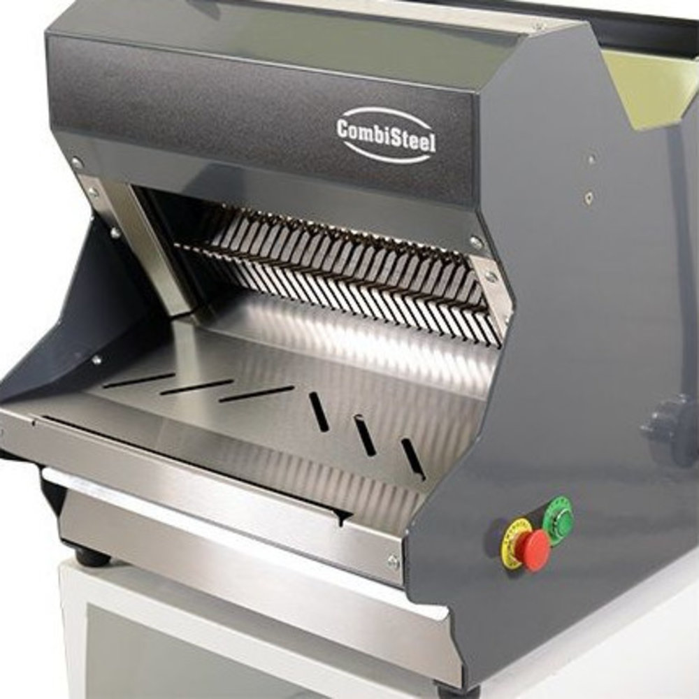 Combisteel Broodsnijmachine | Brood 430mm | Snijdikte 13mm | 0.37kw (230v) | 800x850x850(h)mm