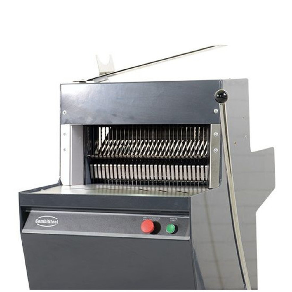 Combisteel Broodsnijmachine | Brood 430mm | Snijdikte 13mm | 0.37kw (230v) | Wielen (geremd) | 800x850x1250(h)mm