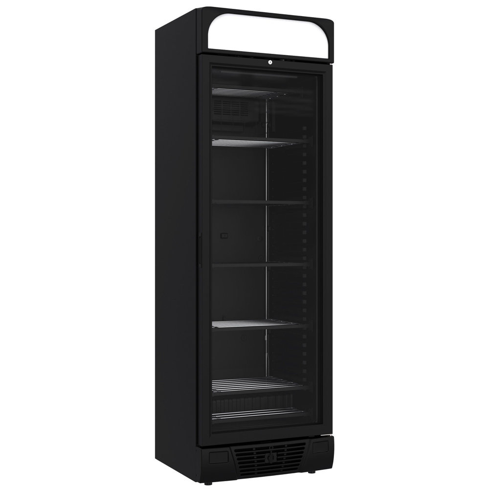 Combisteel Vrieskast | 382l | Zwart | -18°c/-24°c | Statisch | 640x670x2058(h)mm