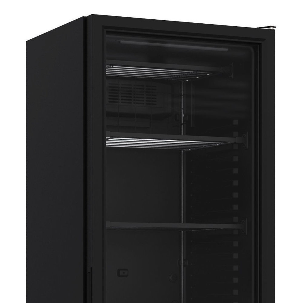 Combisteel Vrieskast | 382l | Zwart | -18°c/-24°c | Statisch | 640x670x1875(h)mm