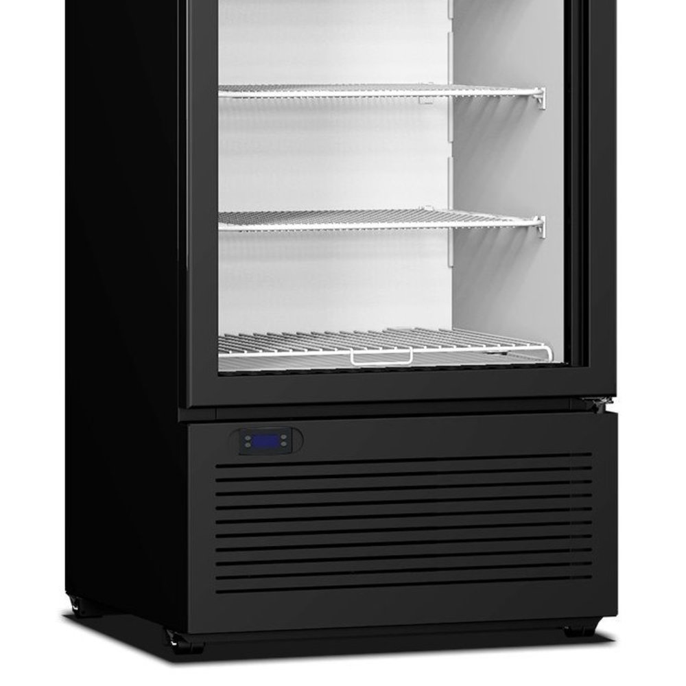 Combisteel Ijsvrieskast | 417l | Zwart | -18°c/-25°c | Statisch | Wielen (geremd) | 667x620x2018(h)mm