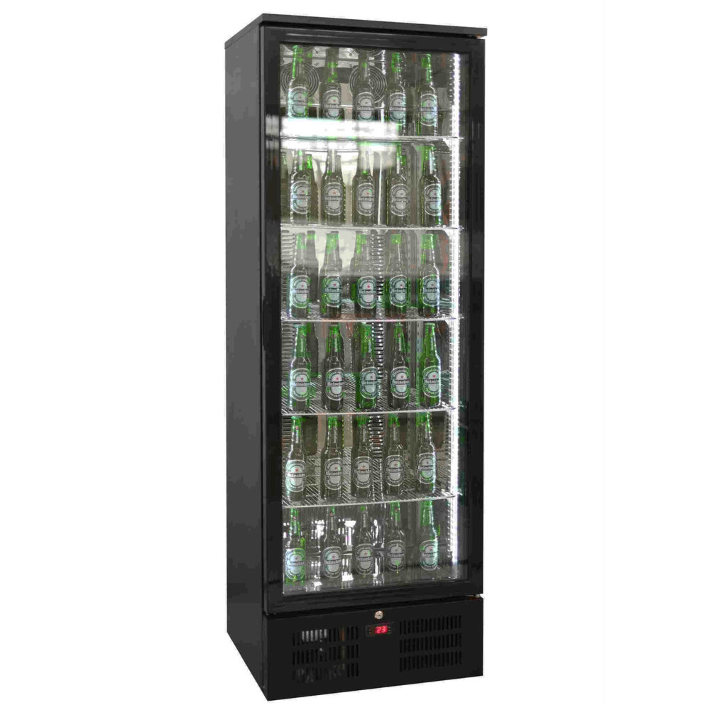 Combisteel Drankenkoeling | 315l | Zwart | 0°c/+10°c | Geforceerd | 600x515x1820(h)mm