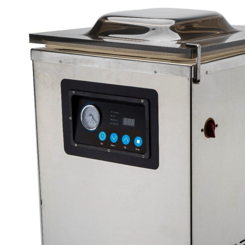 Combisteel Vacumeermachine | Rvs | Seallengte 410mm | Sealkamer 438x425x178mm | Cyclustijd 5-90 Sec. | 537x512x1016(h)mm