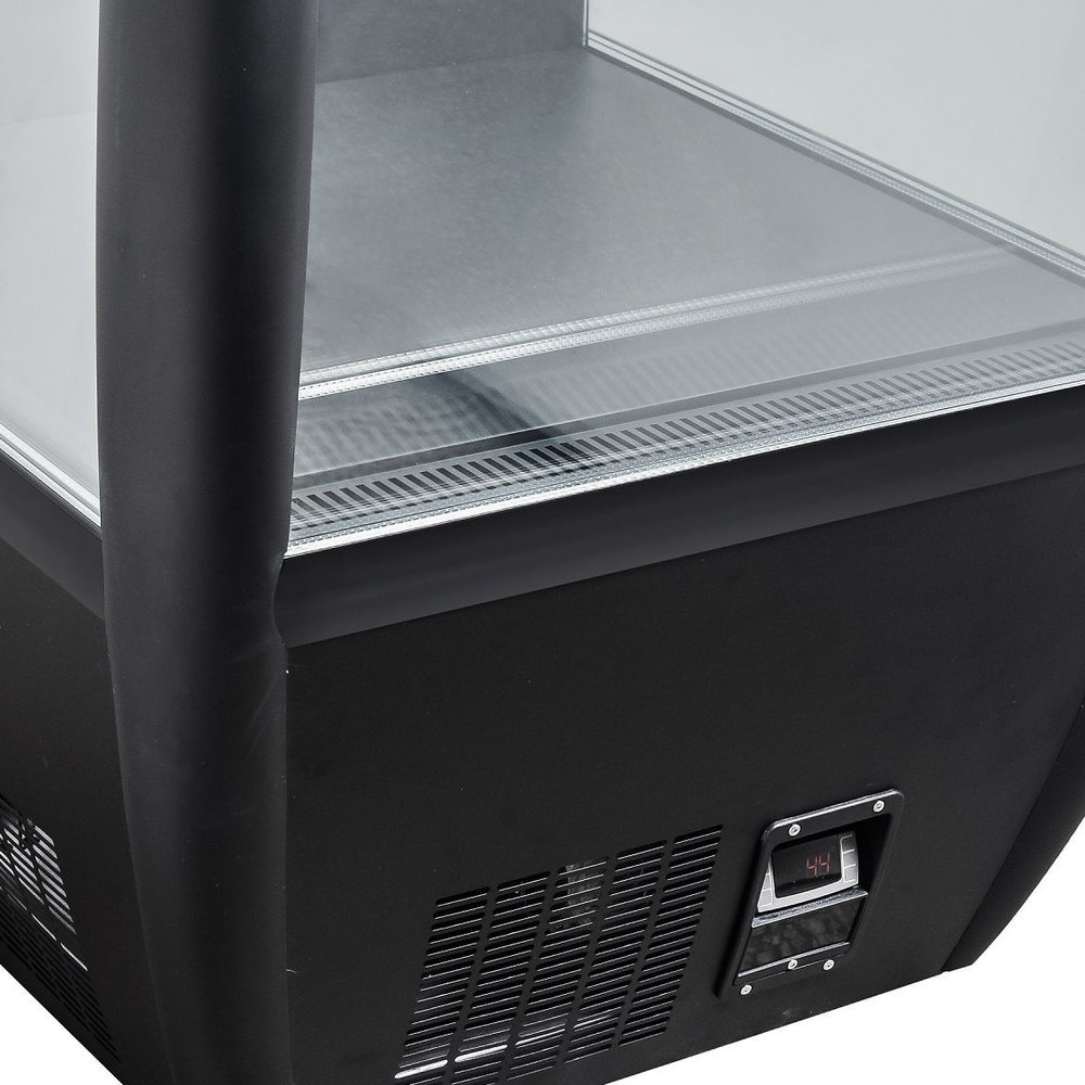 Combisteel Koeleiland | Zwart | +2°c/+8°c | Geforceerd | 0.55kw | 772x833x930(h)mm