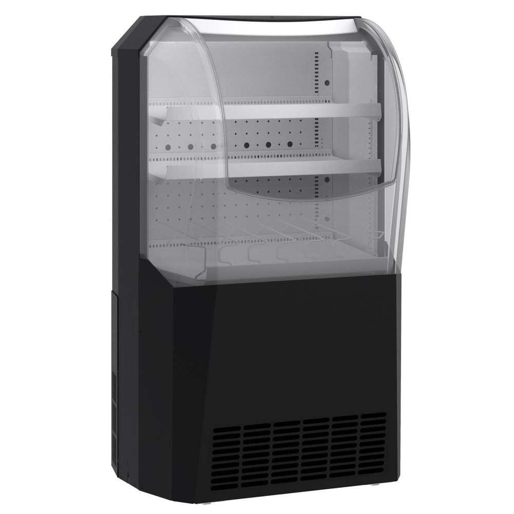 Combisteel Impulskoeler | 210l | Zwart | +2°c/+15°c | Geforceerd | 3 Niveaus | Wielen (geremd) | 655x570x1132(h)mm