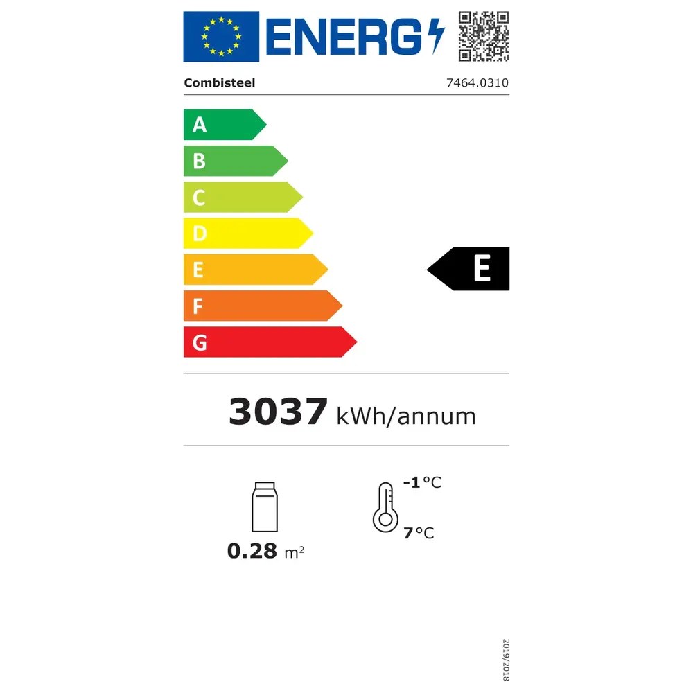 Combisteel Impulskoeler | 110l | Zwart | +2°c/+15°c | Geforceerd | Wielen | 655x424x986(h)mm
