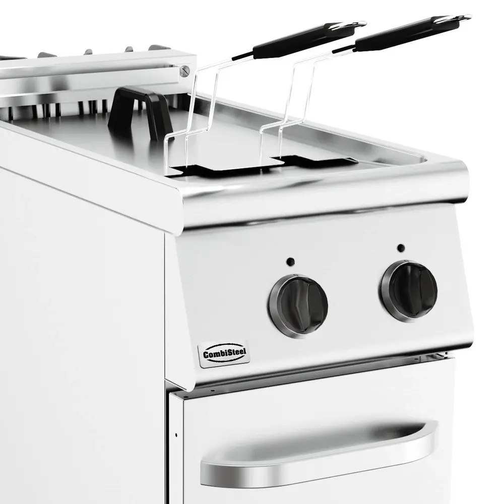 Combisteel Friteuse | Base 900 | Elektrisch | 22l | 18kw (400v) | Aftapkraan | 400x900x900(h)mm