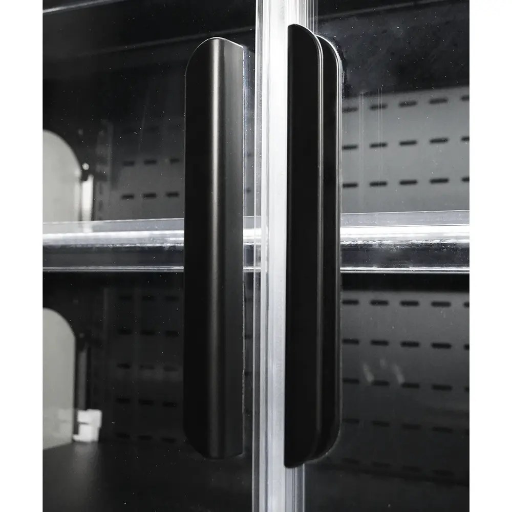 Combisteel Wandkoeling | Marco | Zwart | +2°c/+8°c | Geforceerd | Draaideuren | 1935x740x2010(h)mm