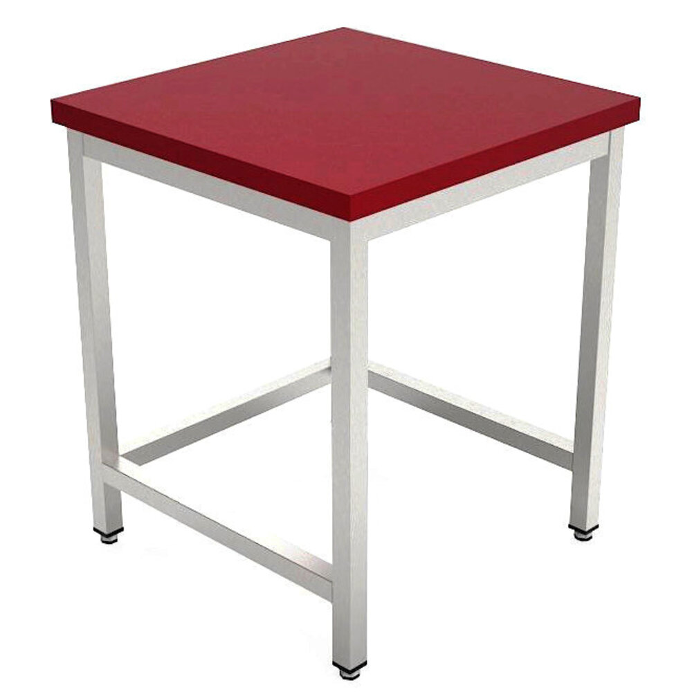 Combisteel Hakblok | Rvs/polyethyleen | Blokdikte 100mm | Gelast | 500x600x850(h)mm