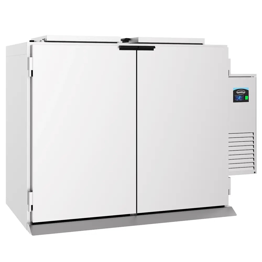 Combisteel Afvalbakkoeler | Dubbel (2x 240l-container) | Incl. Koelunit | +2°c/+8°c | 0.35kw (230v) | 1740x980x1280(h)mm