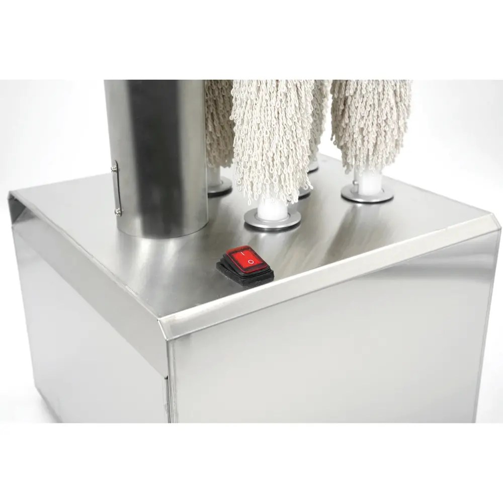 Combisteel Glazenpoleermachine | Rvs | 5 Borstels | Luchtstroom 85°c | 1.2kw (230v) | 330x330x510(h)mm