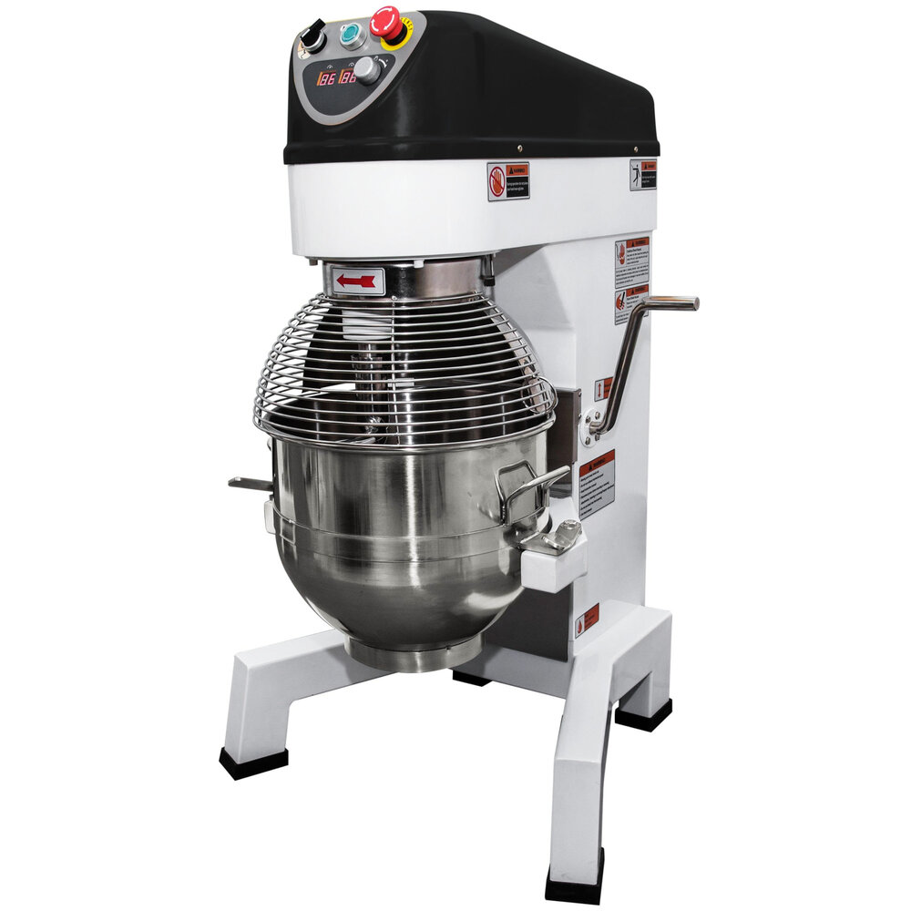Combisteel Planeetmenger | 12kg/30l | 10 Snelheden | Verwijderbare Kom | 1.5kw (230v) | 673x730x1102(h)mm