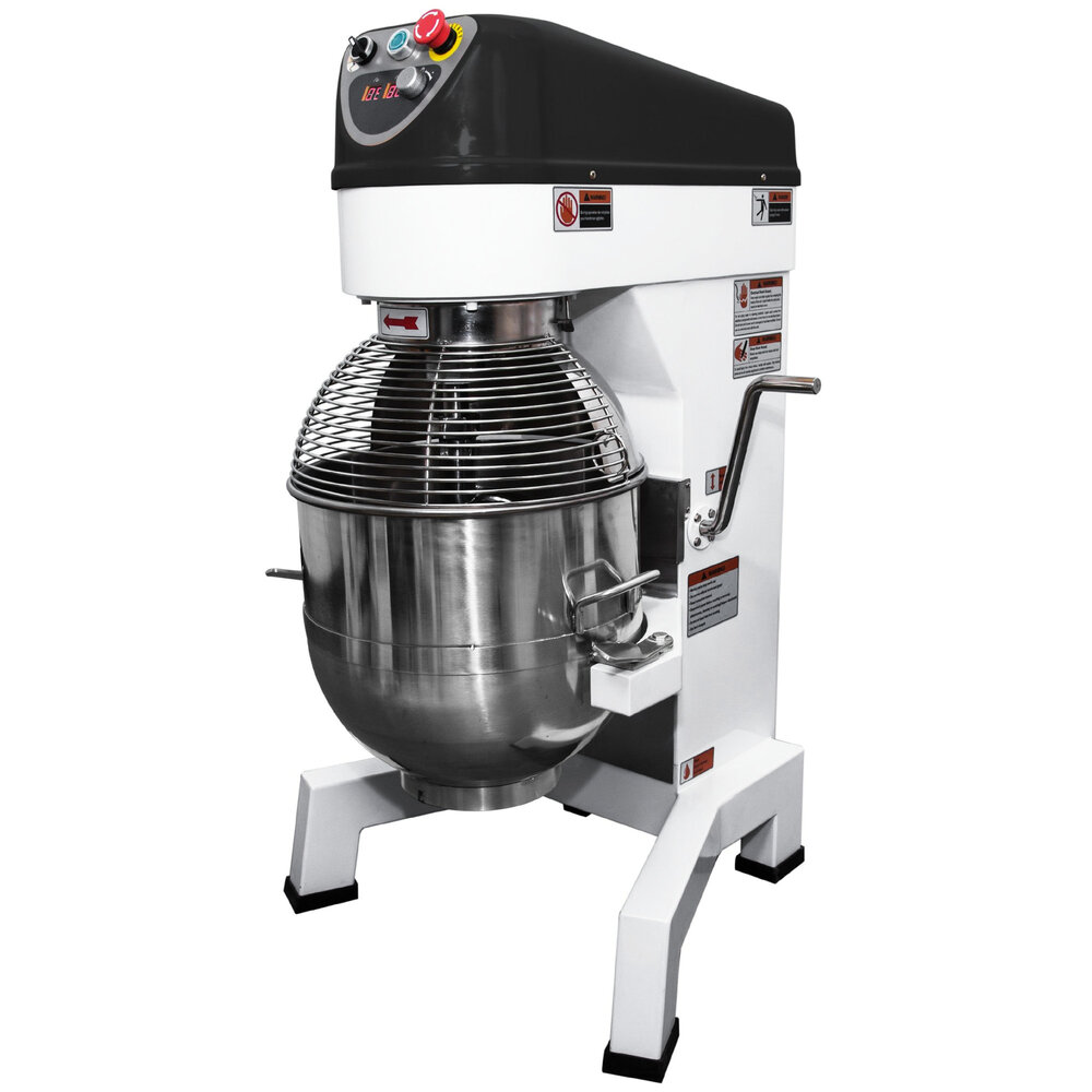 Combisteel Planeetmenger | 16kg/40l | 10 Snelheden | Verwijderbare Kom | 1.5kw (230v) | 675x741x1154(h)mm