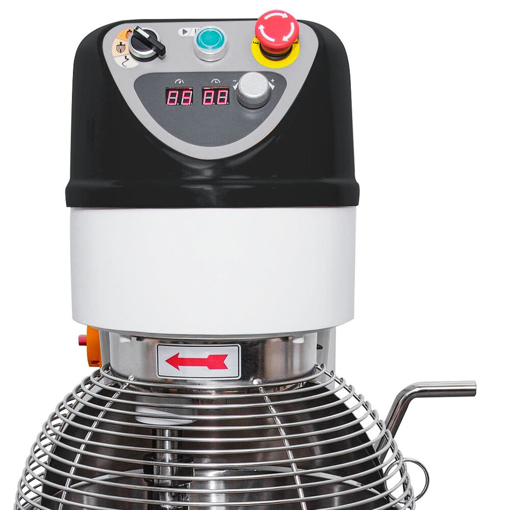 Combisteel Planeetmenger | 16kg/40l | 10 Snelheden | Verwijderbare Kom | 1.5kw (230v) | 675x741x1154(h)mm