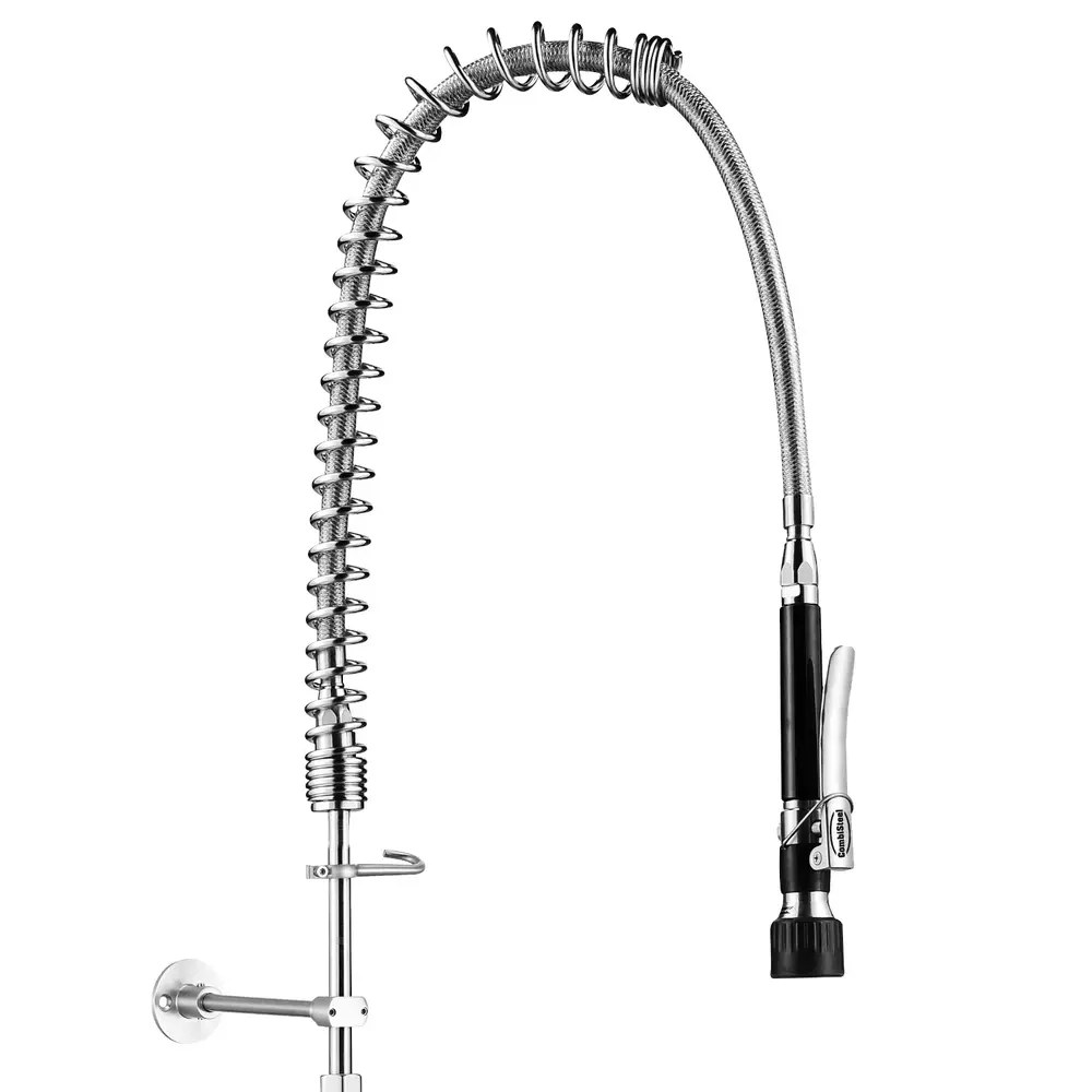 Combisteel Voorspoeldouche | Flexibele Hals | Zwenkkraan | Mengkraan | 1-gats | 390x975(h)mm