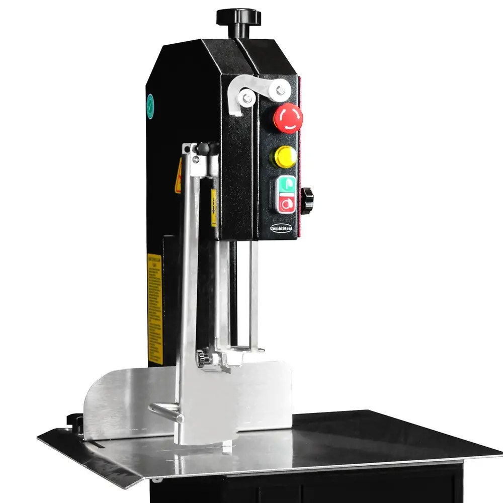Combisteel Beenderzaag | Zwart | Werkoppervlak 700x650 | Werkhoogte 350 | 1.1kw (230v) | 670x620x1150(h)mm