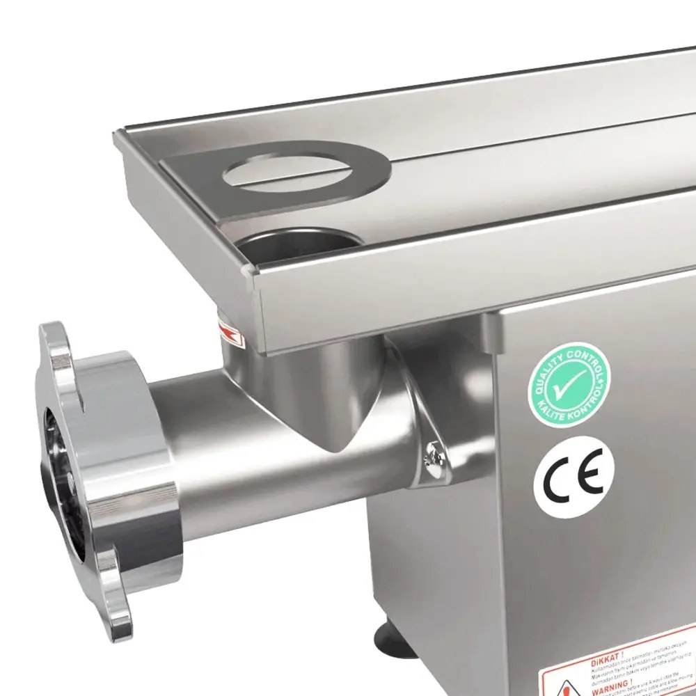 Combisteel Vlees-/gehaktmolen | Mes N°12 (ø120mm) | 75kg/u | Vaste Kop | 0.37kw (230v) | 180x520x270(h)mm