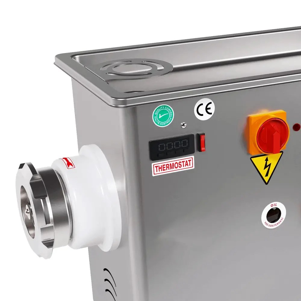 Combisteel Vlees-/gehaktmolen | Mes N°22 (ø220mm) | 450kg/u | Vaste Kop (gekoeld) | 1.5kw (400v) | 390x870x570(h)mm