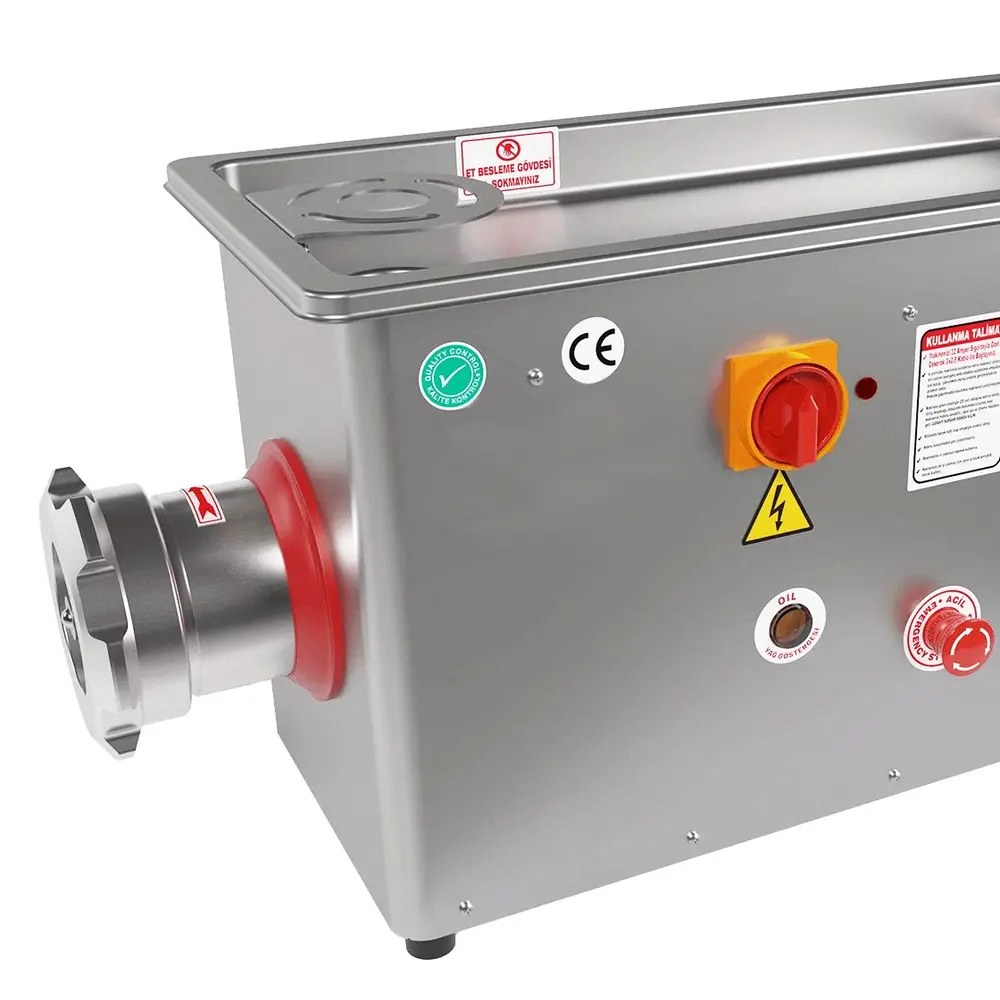 Combisteel Vlees-/gehaktmolen | Mes N°32 (ø320mm) | 750kg/u | Vaste Kop | 3kw (400v) | 390x870x530(h)mm