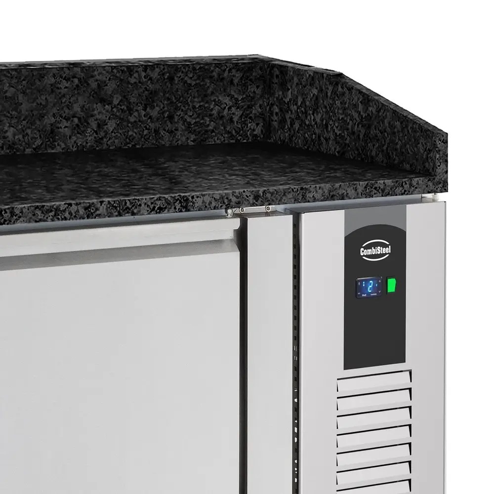 Combisteel Pizzawerkbank | 390l | 2 Deuren (en600x400) | +2°c/+8°c | Geforceerd | 1510x800x850/1000(h)mm