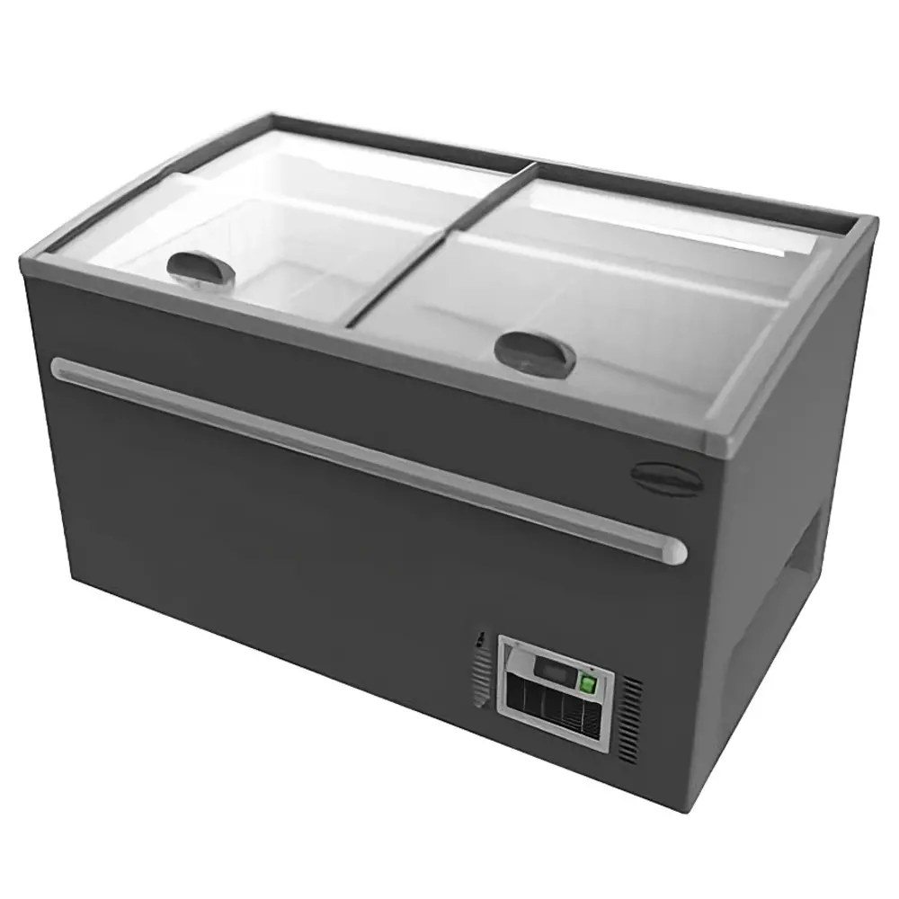 Combisteel Supermarkt Vrieskist | 530l | Grijs | -18°c/-22°c | Statisch | Schuifdeksels | 1450x850x870(h)mm