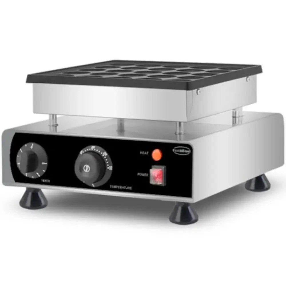 Combisteel Poffertjesplaat | 50°c/300°c | Rvs | Elektrisch | 0.9kw (230v) | 300x330x190(h)mm