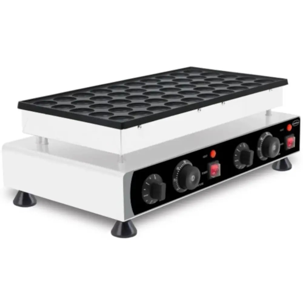 Combisteel Poffertjesplaat | 50°c/300°c | Rvs | Elektrisch | 1.8kw (230v) | 540x335x200(h)mm