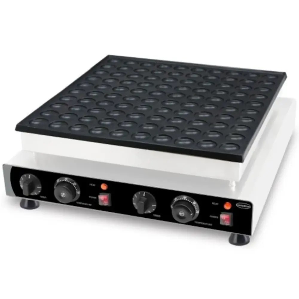 Combisteel Poffertjesplaat | 50°c/300°c | Rvs | Elektrisch | 2.4kw (230v) | 570x540x190(h)mm